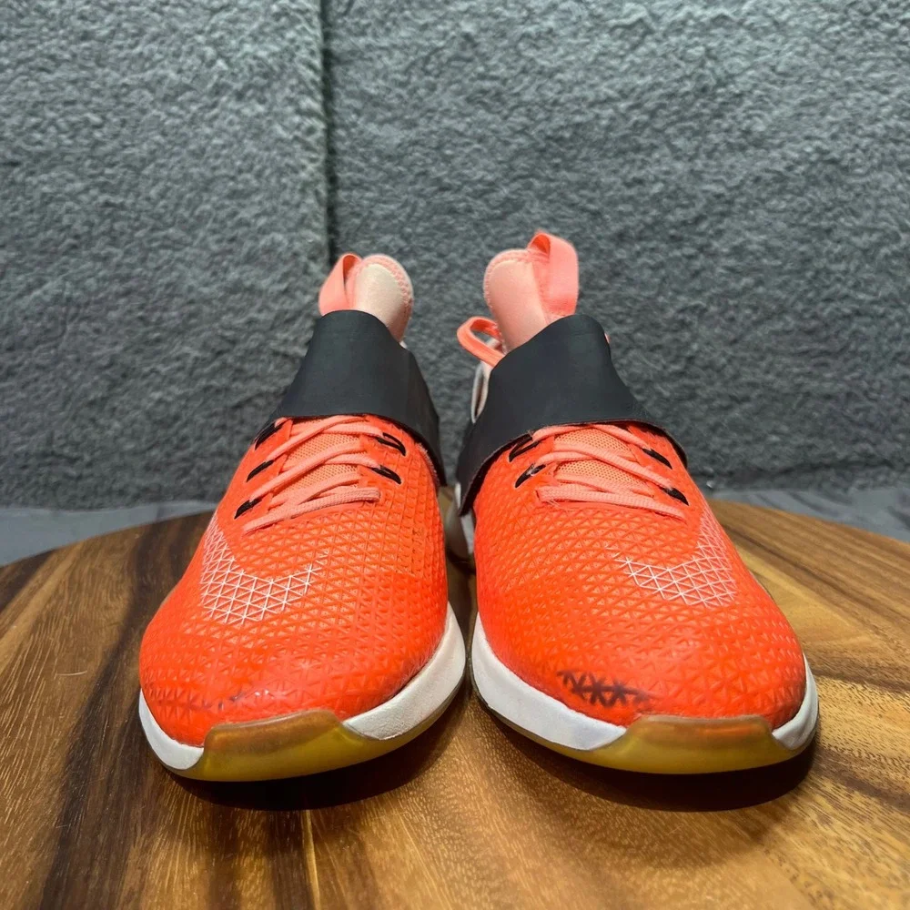 Nike‎ Metcon DSX Flyknit 2 Mens Orange Black Cross Training Shoes Size 8
